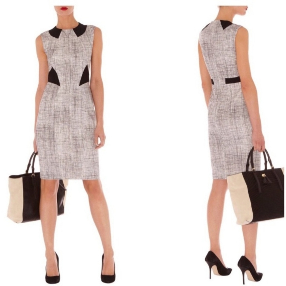 NWT Karen Millen Textured Jersey Sheath Dress
